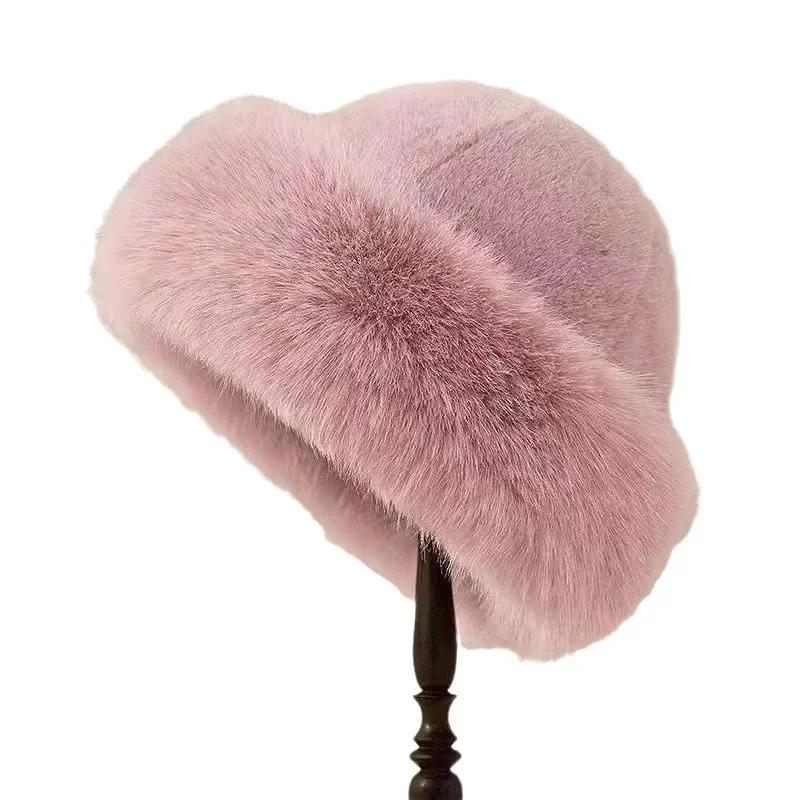1Pcs Winter Women s Warm Hat with Thick Velvet Imitation Fur Fashion Fisherman s Hat Outdoor Windproof Ear Protection Hat рожевий
1Pcs Winter Women s Warm Hat with Thick Velvet Imitation Fur Fashion Fisherman s Hat Outdoor Windproof Ear Protection Hat рожевий
