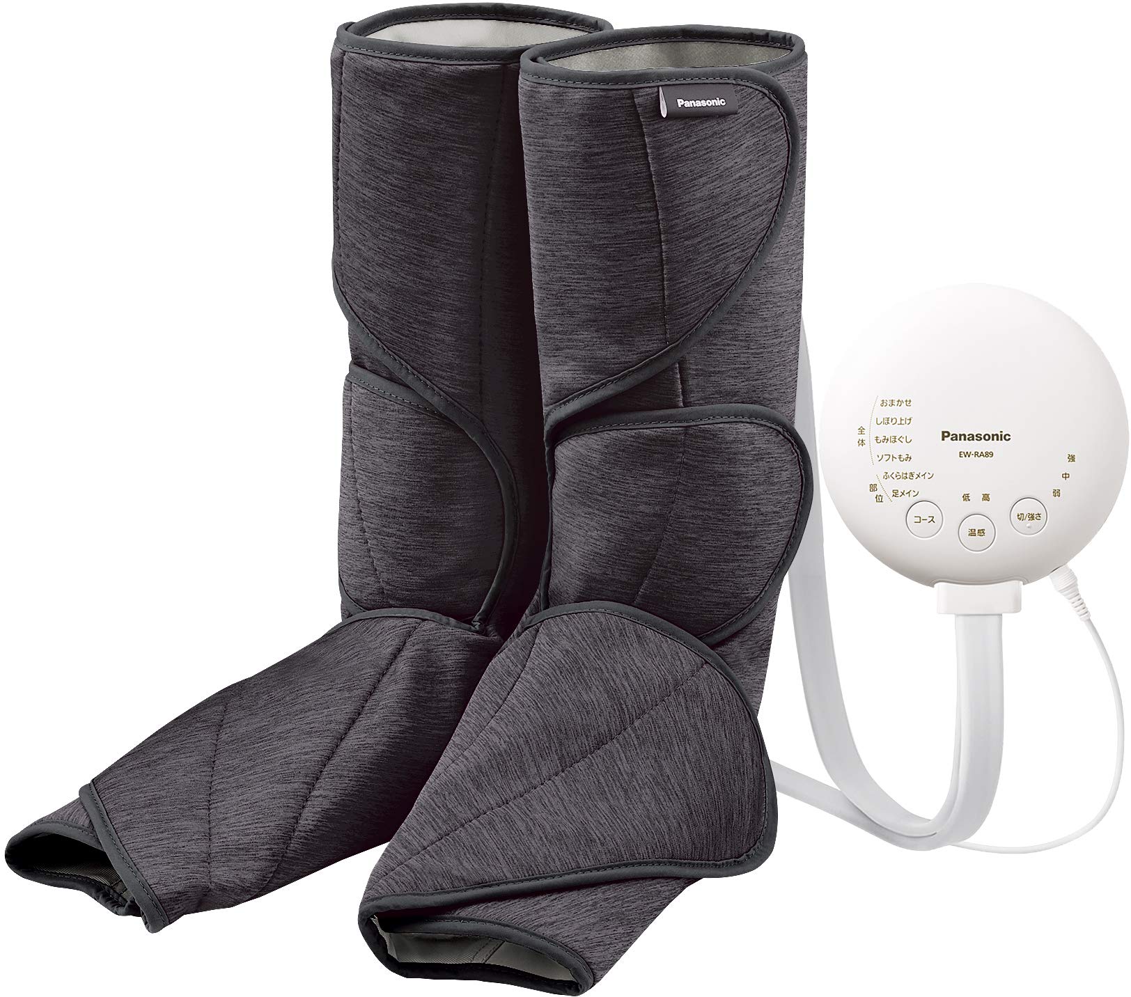 Panasonic Air Massager Leg Reflation Feet to Calf 6 Courses Equipped with Warming Function Dark Gray EW-RA89-H
Panasonic Air Massager Leg Reflation Feet to Calf 6 Courses Equipped with Warming Function Dark Gray EW-RA89-H