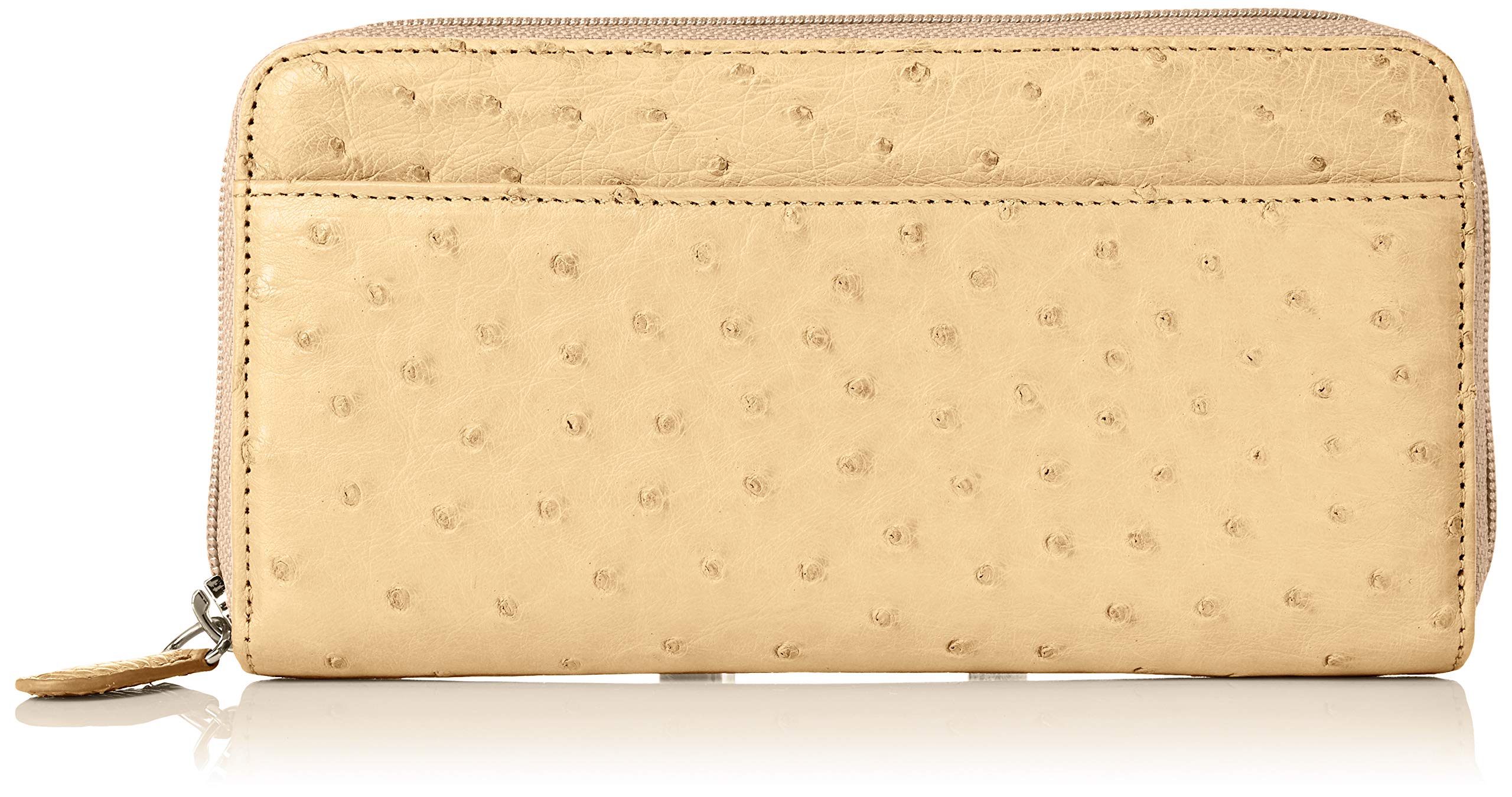 Yamochi Ostrich Long Wallet with Round Zipper, Half Point Coin Purse, Genuine Leather, g-1349-col-ox, White
Yamochi Ostrich Long Wallet with Round Zipper, Half Point Coin Purse, Genuine Leather, g-1349-col-ox, White