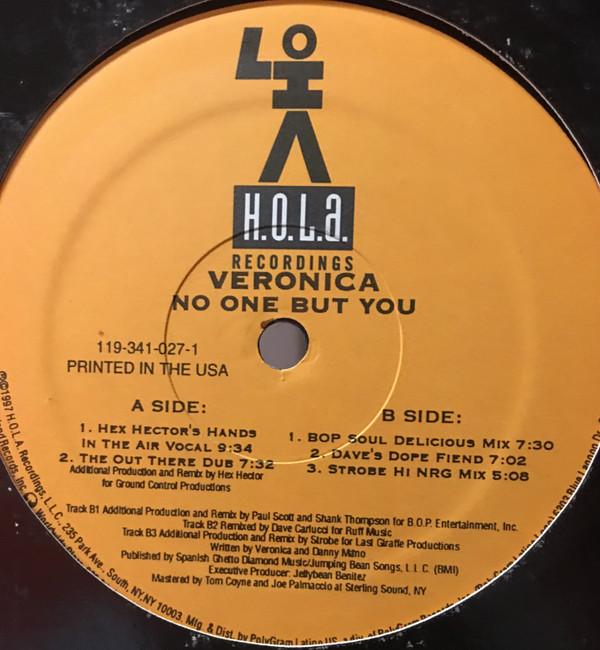 12inch Record VERONICA - No One But You 1193410271 H.O.L.A. Record 1997 US Dance & Electronica Used
12inch Record VERONICA - No One But You 1193410271 H.O.L.A. Record 1997 US Dance & Electronica Used