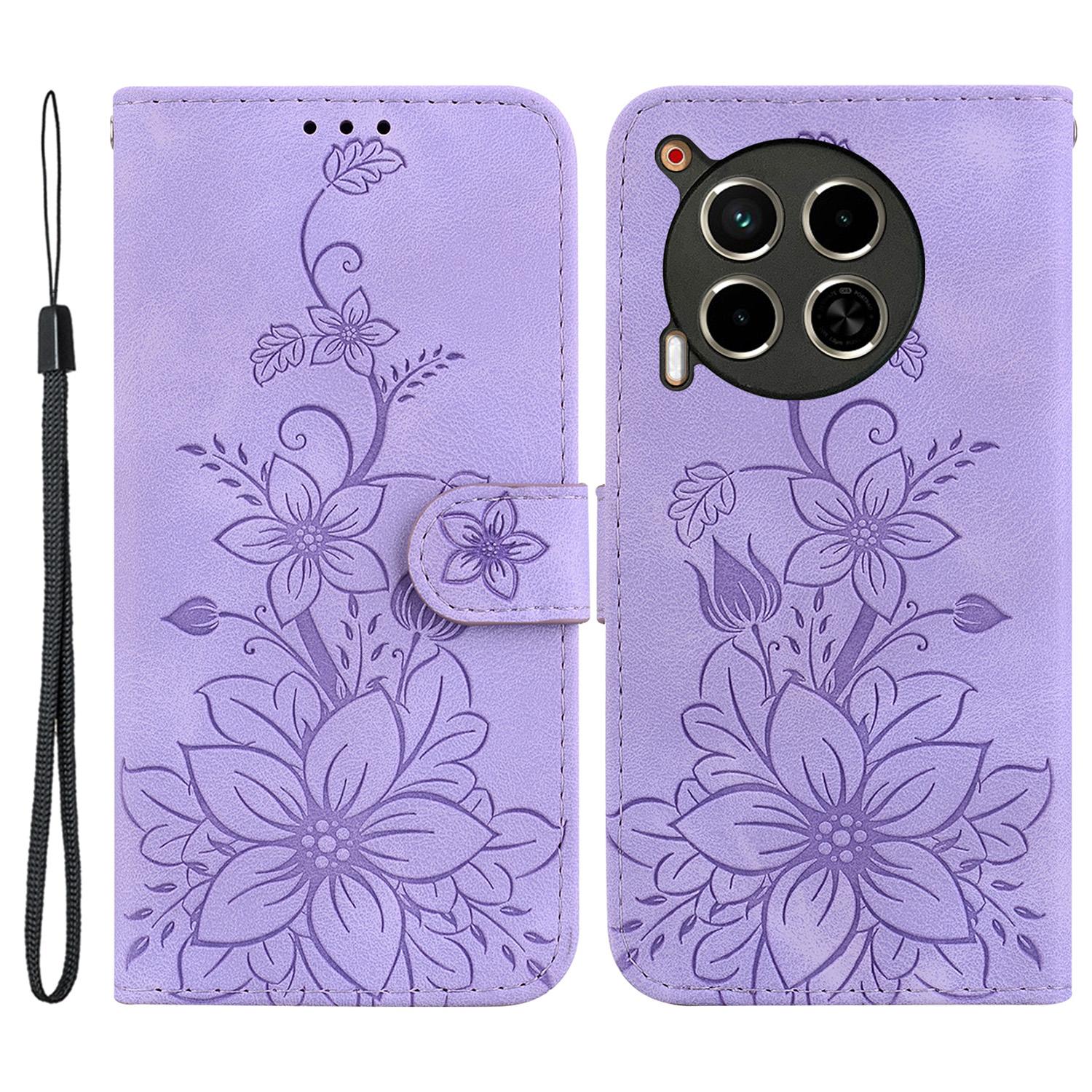 For TECNO Camon 30 4G/30 5G Wallet Case Anti-Scratch Lily Imprint Leather Phone Cover B
For TECNO Camon 30 4G/30 5G Wallet Case Anti-Scratch Lily Imprint Leather Phone Cover B