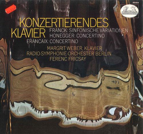 LP Record MARGRIT WEBER, FERENC FRICSAY, RADI - Franck Sinfonische Variationen / Ho 89869 HELIODOR Germany Classical Used
LP Record MARGRIT WEBER, FERENC FRICSAY, RADI - Franck Sinfonische Variationen / Ho 89869 HELIODOR Germany Classical Used