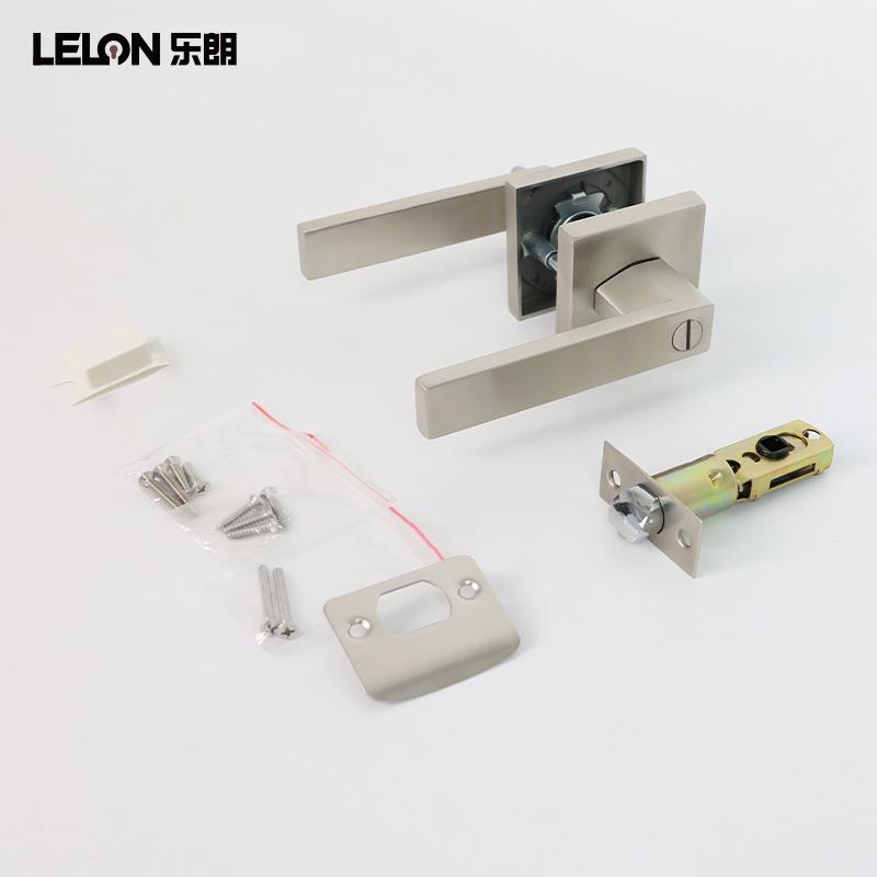 American Style Three-Rod Lever Handle 304 Stainless Steel Bathroom Door Lock with Single Bolt
American Style Three-Rod Lever Handle 304 Stainless Steel Bathroom Door Lock with Single Bolt
