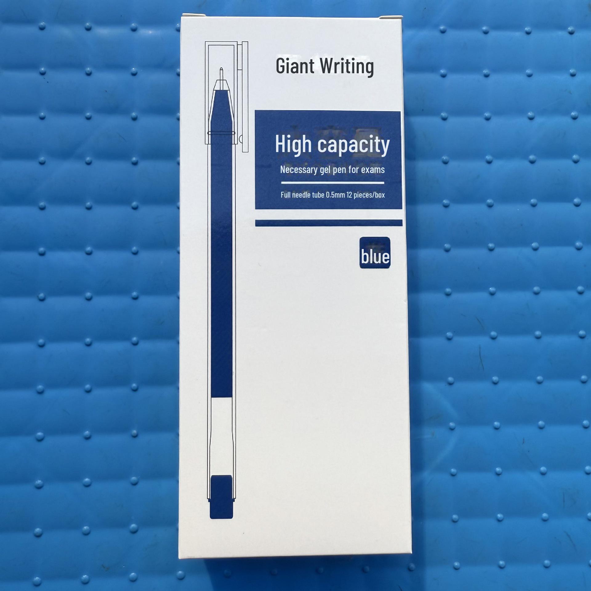Giant 0.5mm Gel Pen - Large Capacity, Quick-Drying Needle Tip for Office & Exams Needle Type
Giant 0.5mm Gel Pen - Large Capacity, Quick-Drying Needle Tip for Office & Exams Needle Type