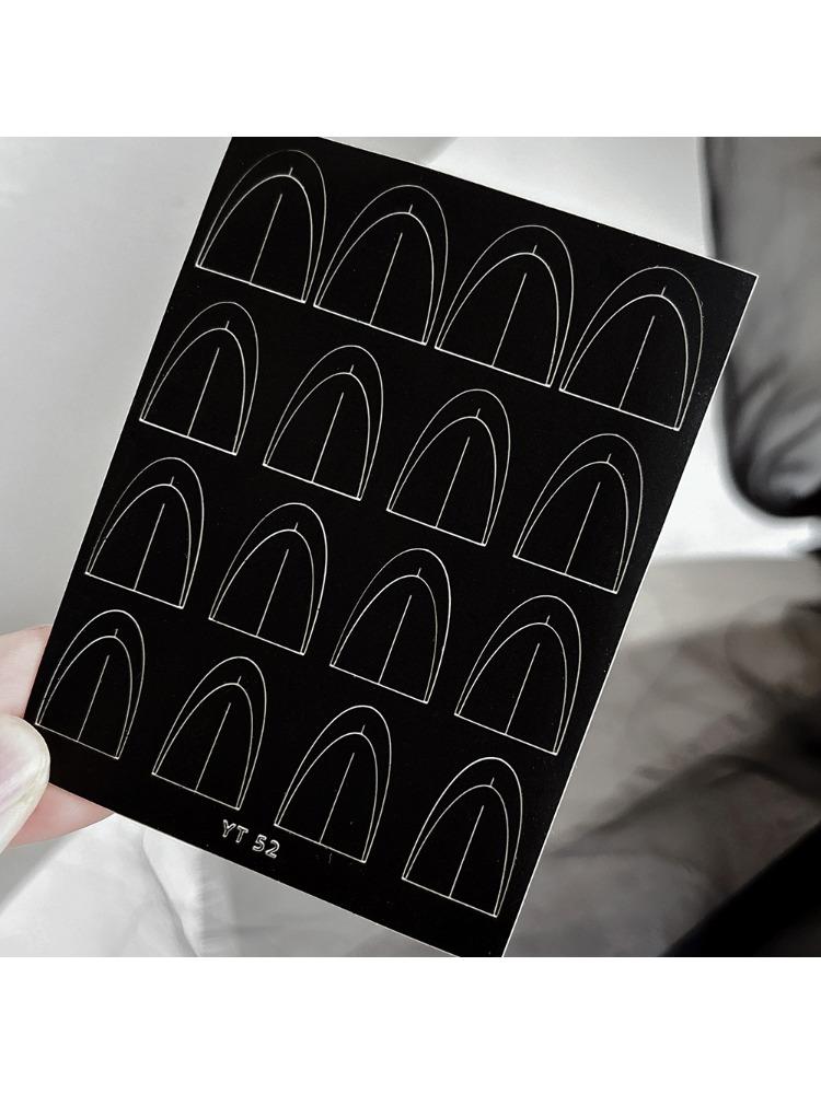 1Pc Deep U-Shaped French Manicure Stickers With Delicate Lines and Adhesive Backing for Nail Decoration. French sticker YT52
1Pc Deep U-Shaped French Manicure Stickers With Delicate Lines and Adhesive Backing for Nail Decoration. French sticker YT52