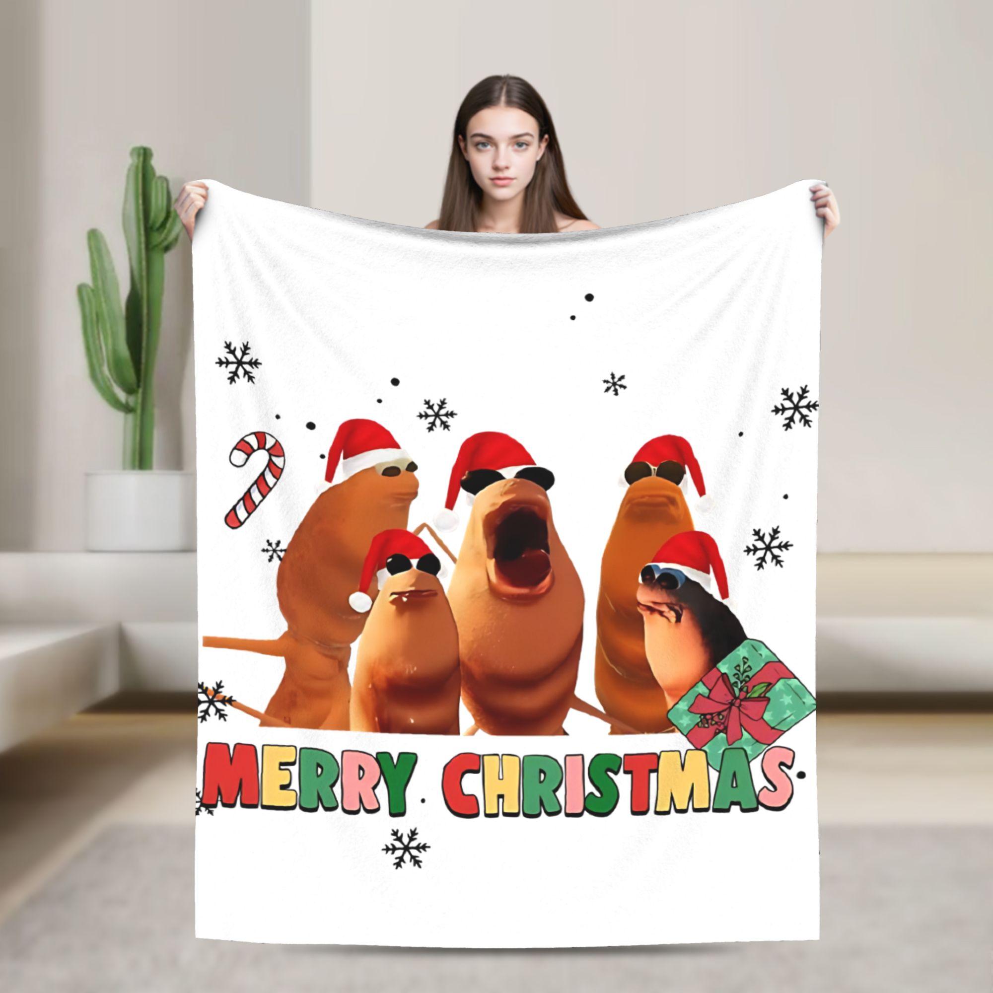 Marcus The Worm Christmas Meme Blankets Flannel Novelty Soft Throw Blankets for Bed Sofa Spring Autumn 200x150cm 80x60in
Marcus The Worm Christmas Meme Blankets Flannel Novelty Soft Throw Blankets for Bed Sofa Spring Autumn 200x150cm 80x60in