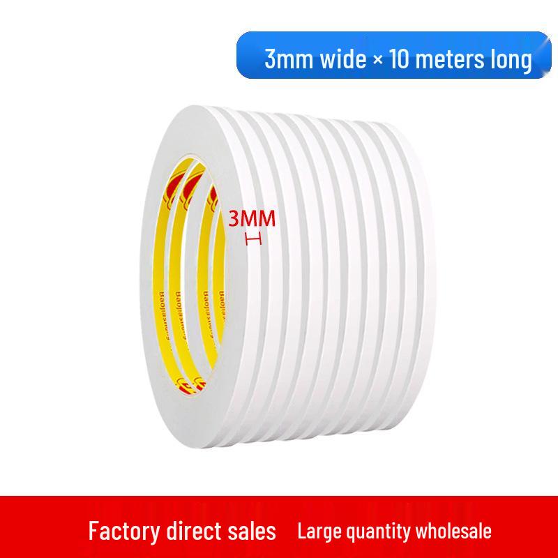 High-Viscosity Ultra-Thin Double-Sided Tape for Strong Adhesion, Kids Planners, Student DIY, or No-Trace Paper Projects
High-Viscosity Ultra-Thin Double-Sided Tape for Strong Adhesion, Kids Planners, Student DIY, or No-Trace Paper Projects