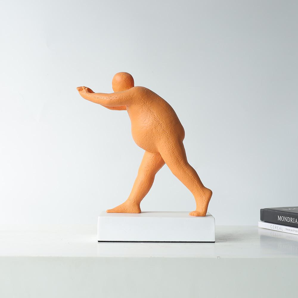 Creative Black Resin Figurine Sculpture Wine Cabinet Bookshelf Bookend Abstract Male Figure Statue Craft Art Entrance Decoration 19 10 24CM помаранчевий
Creative Black Resin Figurine Sculpture Wine Cabinet Bookshelf Bookend Abstract Male Figure Statue Craft Art Entrance Decoration 19 10 24CM помаранчевий