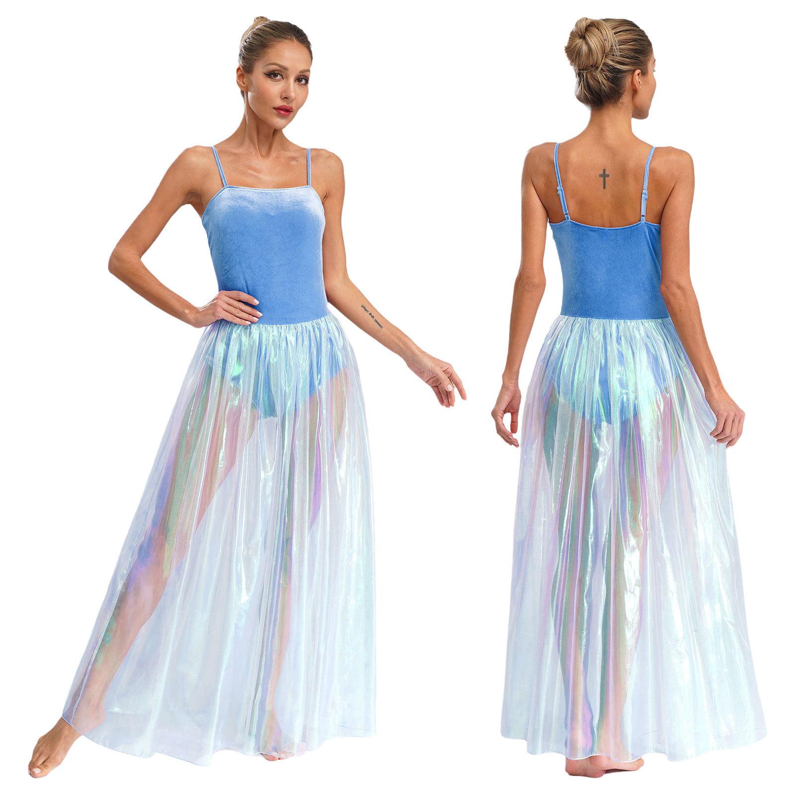 Жіноча бальна сукня для випускного балу, сценічна мерехтлива балетна балетна танцювальна лірика, сучасний танець, довга сукня зі спідницею для виступу M
Жіноча бальна сукня для випускного балу, сценічна мерехтлива балетна балетна танцювальна лірика, сучасний танець, довга сукня зі спідницею для виступу M