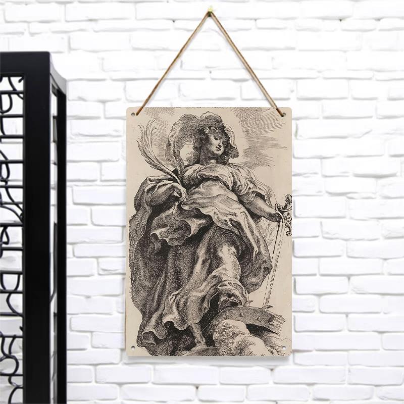 Vintage Baroque Style Angel With Sword Metal Iron Painting Home Decor Wall Hanging Art Decoration 7.9x11.8In(20x30cm)
Vintage Baroque Style Angel With Sword Metal Iron Painting Home Decor Wall Hanging Art Decoration 7.9x11.8In(20x30cm)