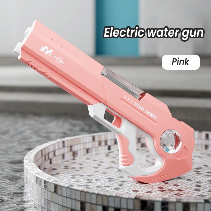 Автоматический электрический водяной пистолет с поглощением воды, высокотехнологичный автоматический водяной пистолет, большой игровой пистолет с высоким давлением воды розовый
Автоматический электрический водяной пистолет с поглощением воды, высокотехнологичный автоматический водяной пистолет, большой игровой пистолет с высоким давлением воды розовый