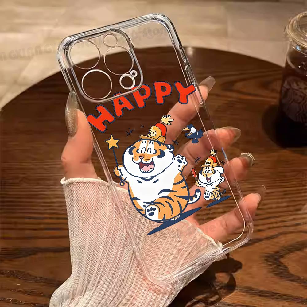 Kawaii Happy Tiger Phone Case For iPhone 17 16 15 14 13 12 11 Pro Max Mini Plus Antislip Shockproof Hard iPhone13mini
Kawaii Happy Tiger Phone Case For iPhone 17 16 15 14 13 12 11 Pro Max Mini Plus Antislip Shockproof Hard iPhone13mini