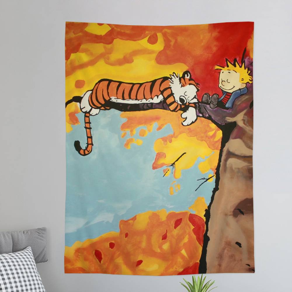 CCalvin And HHobbes Cartoon Tapestry for Living Room Home Dorm Decor INS Home Decor 74x94cm(29x37in)
CCalvin And HHobbes Cartoon Tapestry for Living Room Home Dorm Decor INS Home Decor 74x94cm(29x37in)