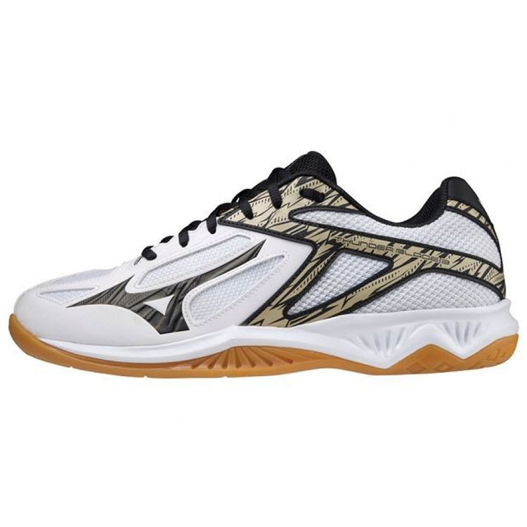 Mizuno Thunder Blade 3 Unisex Volleyball Shoes White Black Gold V1GA217009 36.5
Mizuno Thunder Blade 3 Unisex Volleyball Shoes White Black Gold V1GA217009 36.5