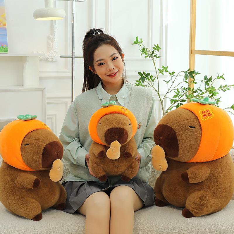 Kapibara Plush Toy Doll Cartoon Good Persimmon Peanut Capybara Doll Children S Birthday Children S Gift Throw Pillow 35cm【0.38kg】
Kapibara Plush Toy Doll Cartoon Good Persimmon Peanut Capybara Doll Children S Birthday Children S Gift Throw Pillow 35cm【0.38kg】