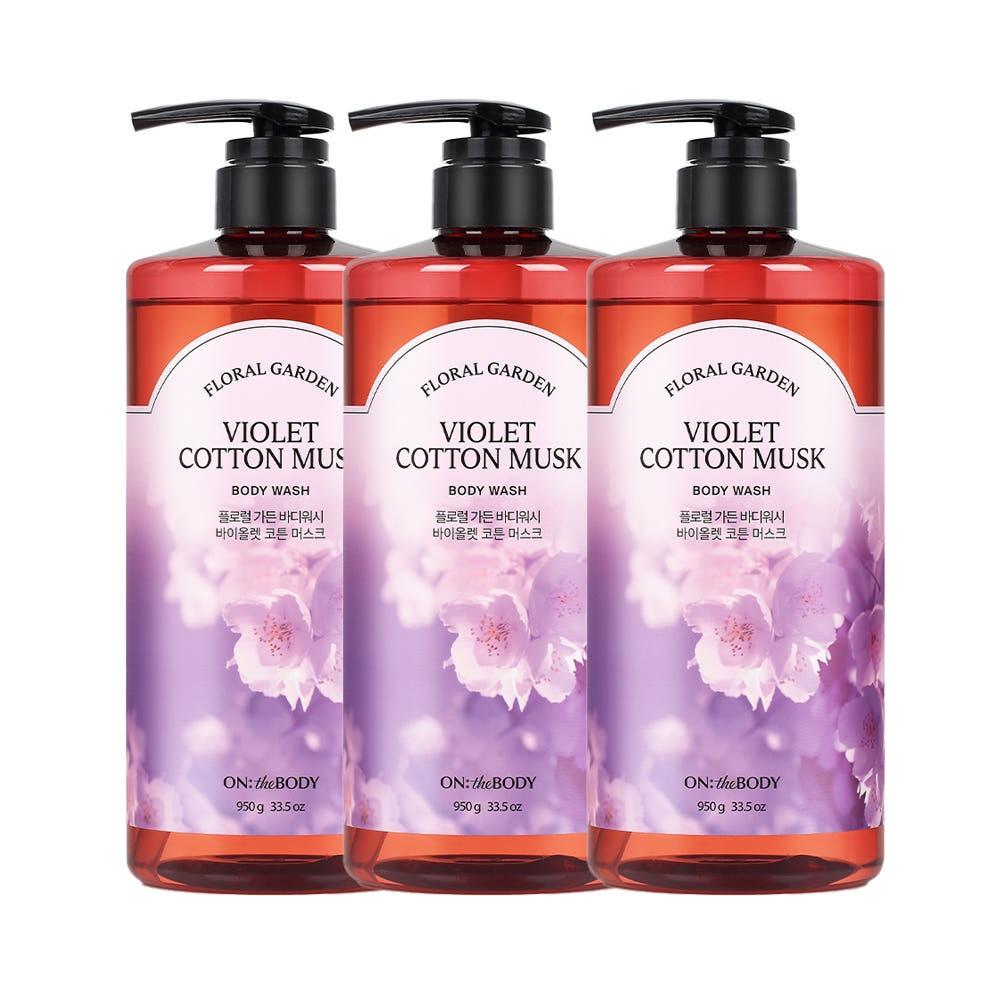 ON THE BODY Floral Garden Body Wash Cozy Cotton Musk 950g (Pack of 3)
ON THE BODY Floral Garden Body Wash Cozy Cotton Musk 950g (Pack of 3)