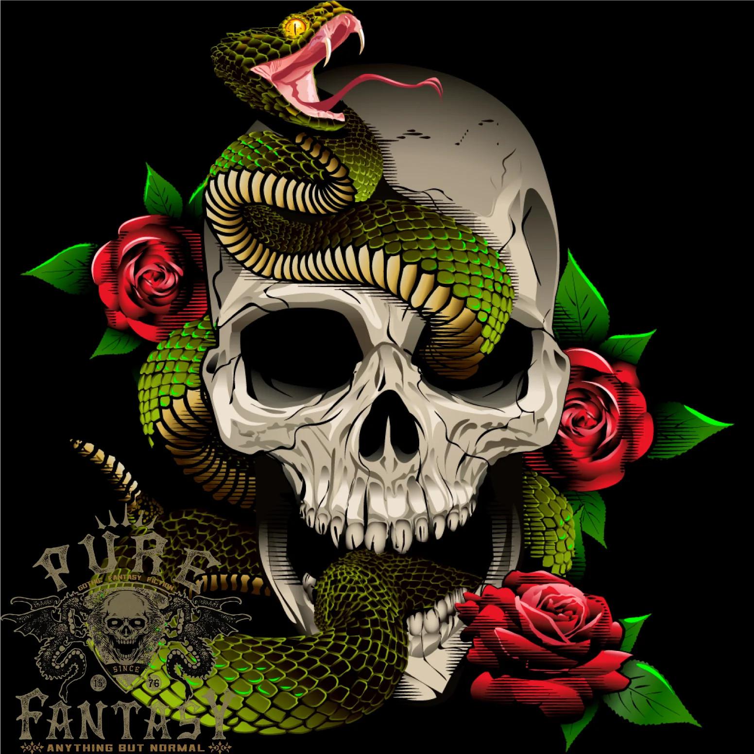 26 Snake Skull With Roses Tattoo Style Mens T-Shirt 100% Cotton Unisex T-Shirt XXL
26 Snake Skull With Roses Tattoo Style Mens T-Shirt 100% Cotton Unisex T-Shirt XXL