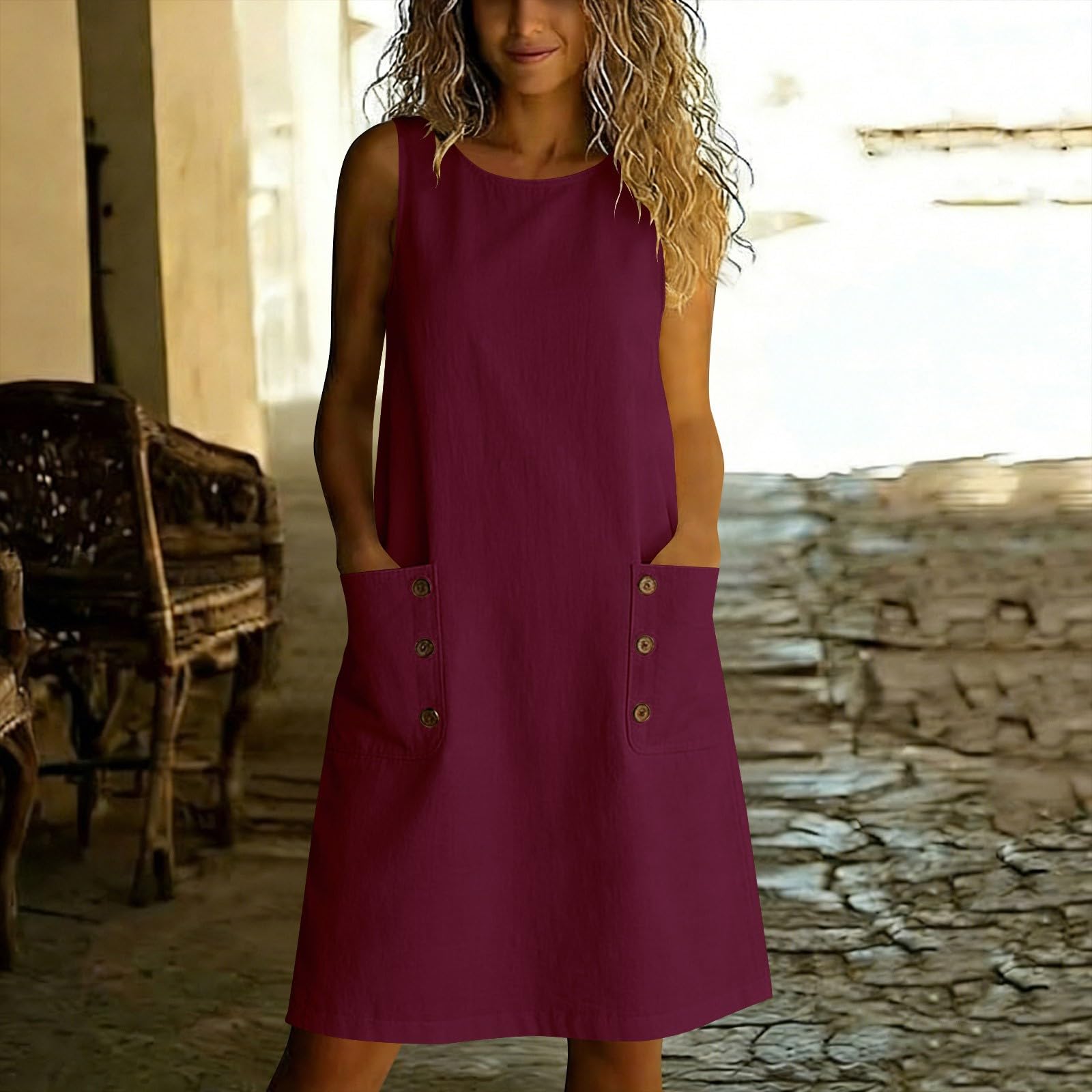 Women s Fashionable Casual Dress XL винний
Women s Fashionable Casual Dress XL винний
