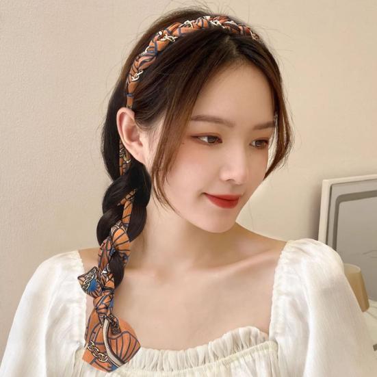 Women Headband Printing Ribbon Decor Anti-slip Teeth Hair Hoop Lightweight Easy to Wear Hairband Hair Accessories чорний
Women Headband Printing Ribbon Decor Anti-slip Teeth Hair Hoop Lightweight Easy to Wear Hairband Hair Accessories чорний