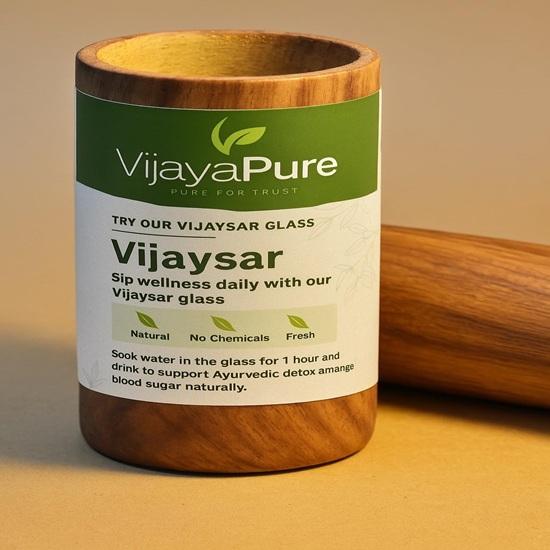 Vijaysar Heartwood Ayurvedic Glass Tumbler Lab Tested Indian Kino Tree Wooden Tumbler
Vijaysar Heartwood Ayurvedic Glass Tumbler Lab Tested Indian Kino Tree Wooden Tumbler