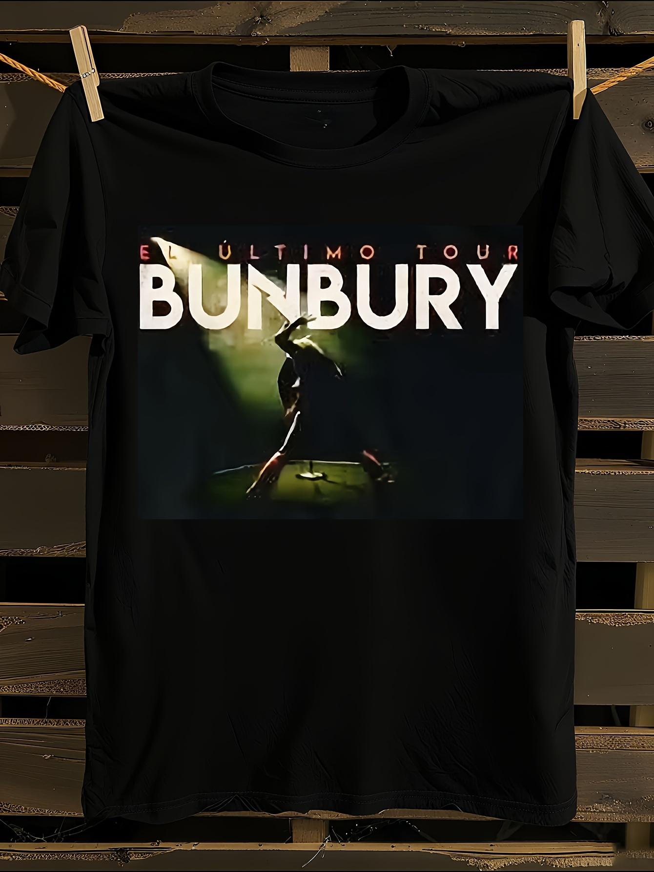 Bunbury The Last Tour 2022 Concert T-Shirt Mens Tshirt Womens Tshirts with Letters Print Short Sleeves T-Shirt Casual Street Tee Shirt Top XXXXL
Bunbury The Last Tour 2022 Concert T-Shirt Mens Tshirt Womens Tshirts with Letters Print Short Sleeves T-Shirt Casual Street Tee Shirt Top XXXXL