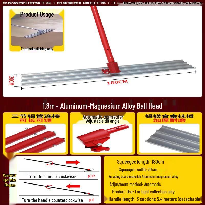 Large Concrete Finishing Trowel
Large Concrete Finishing Trowel