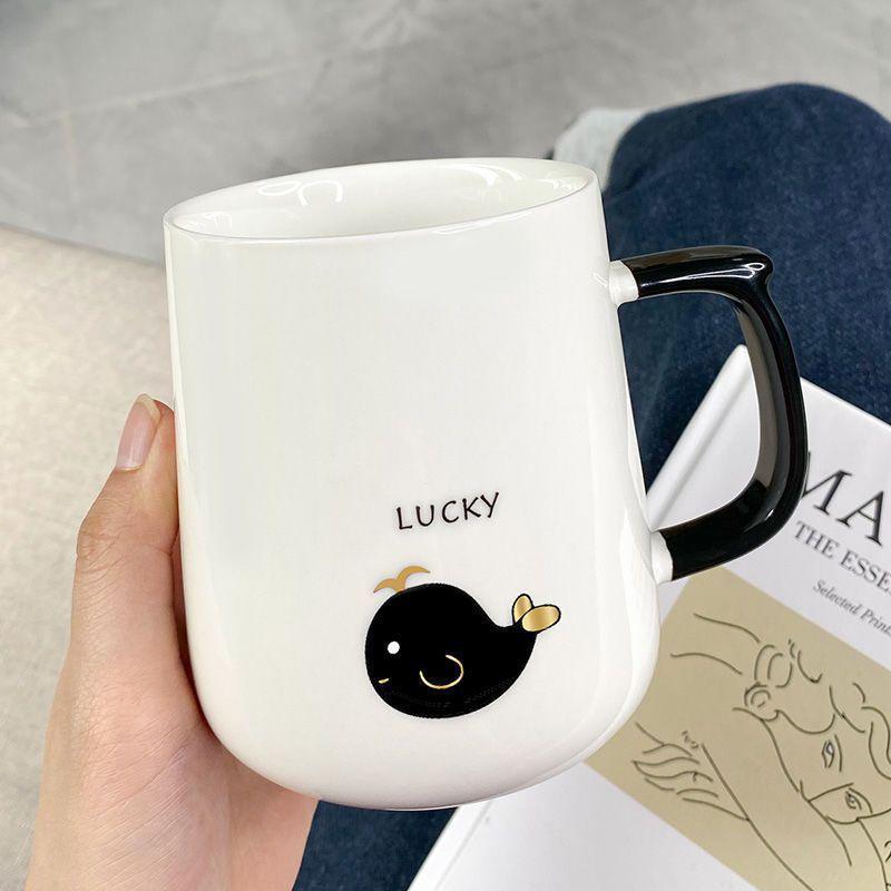 Sheng Bang Ceramic Couple Mug Set with Lid and Spoon - Cute and Creative Design for Kids Breakfasts Single Cup
Sheng Bang Ceramic Couple Mug Set with Lid and Spoon - Cute and Creative Design for Kids Breakfasts Single Cup