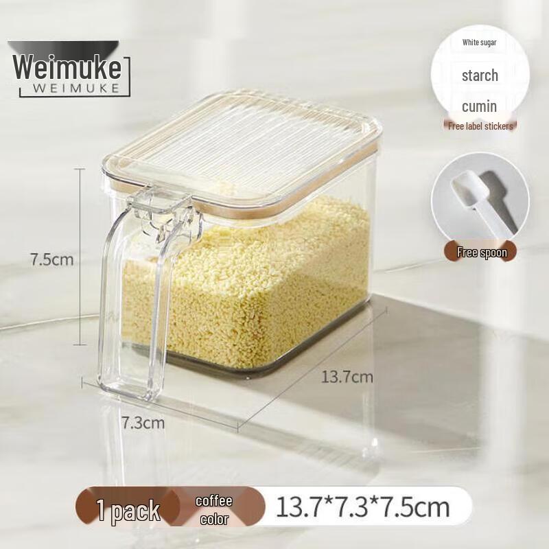 Weimuke Sealed Handle Seasoning Jar
Weimuke Sealed Handle Seasoning Jar