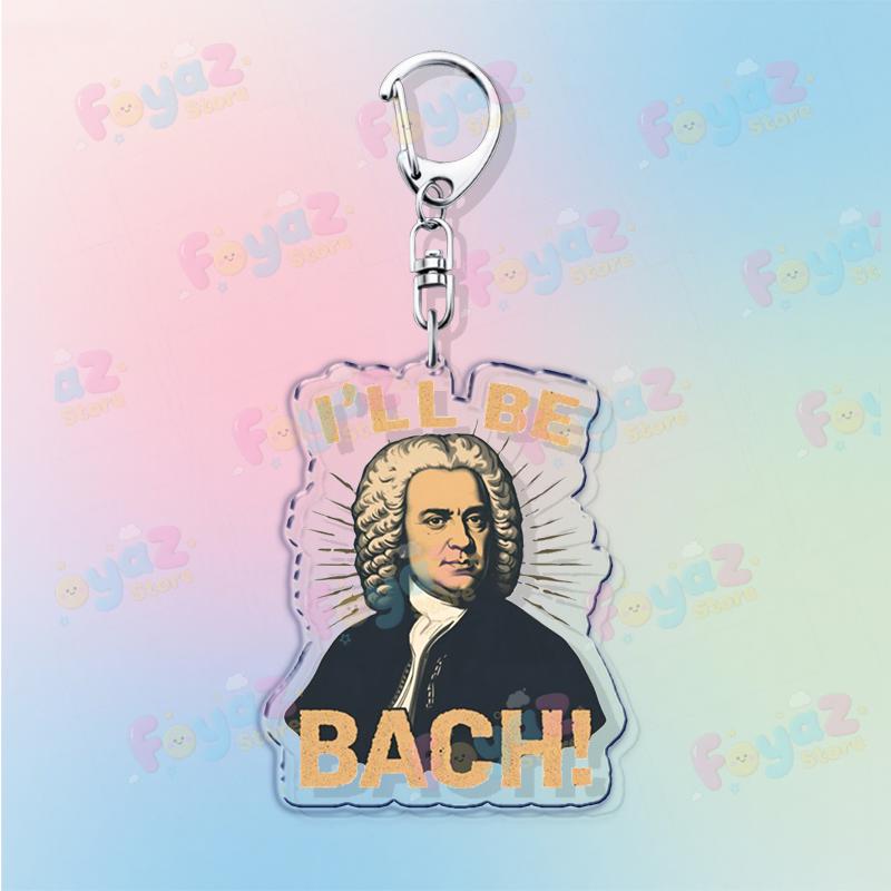 Musician Bach Composer Keychain for Accessories Orchestra Germany Violin Keyrings Key Chains Fans Gifts
Musician Bach Composer Keychain for Accessories Orchestra Germany Violin Keyrings Key Chains Fans Gifts