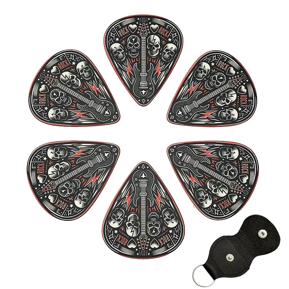 Miwayer 6 Pcs Original Sound Guitar Picks 0.46/0.71/1.00mm, Double-Sided Printed , Perfect Gift for Music Lovers 0.46mm
Miwayer 6 Pcs Original Sound Guitar Picks 0.46/0.71/1.00mm, Double-Sided Printed , Perfect Gift for Music Lovers 0.46mm