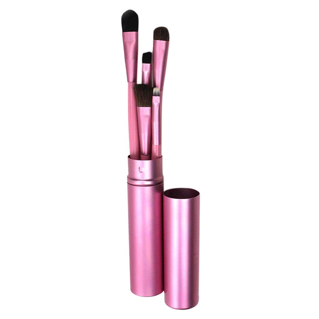 5pcs/set Eye Makeup Brush Kit Foundation Eyebrow Eye Shadow Portable Powder Professional Cosmetic Brush Tool with Tube рожевий
5pcs/set Eye Makeup Brush Kit Foundation Eyebrow Eye Shadow Portable Powder Professional Cosmetic Brush Tool with Tube рожевий