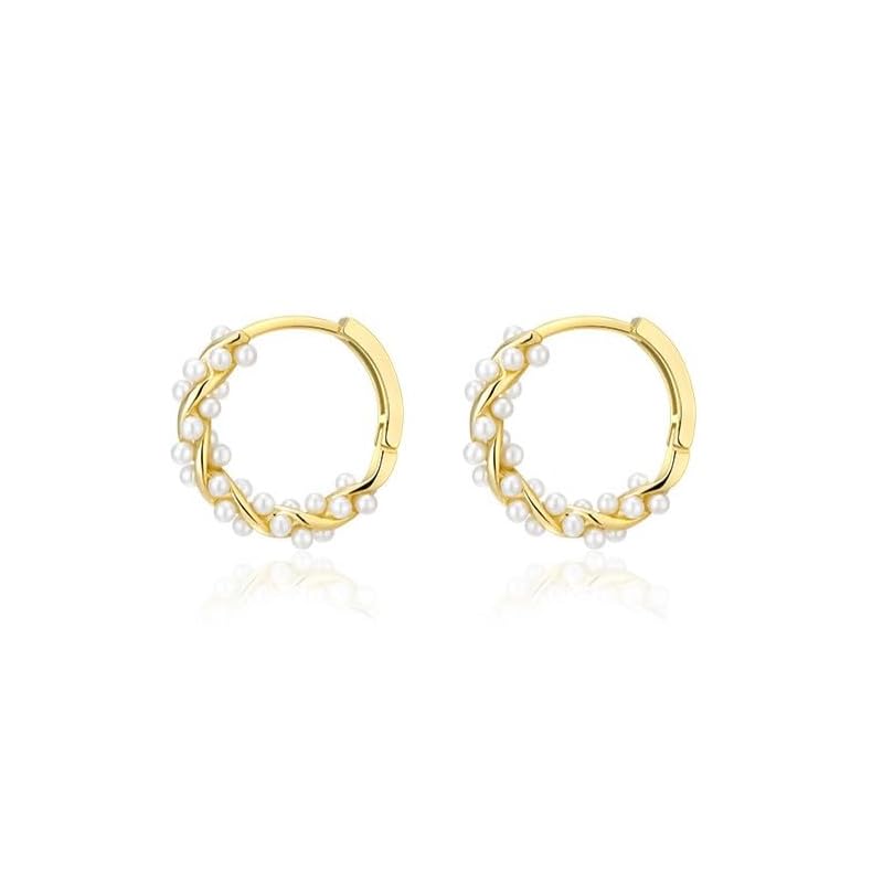 earrings pearl beads ring type for both ears gold Looks expensive trend popular designs hoop ladies birthday present (gold)
earrings pearl beads ring type for both ears gold Looks expensive trend popular designs hoop ladies birthday present (gold)