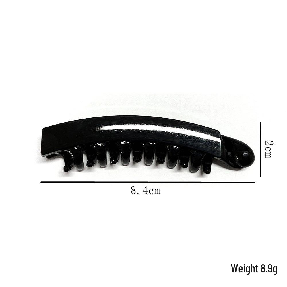 Korean Style Black Banana Hair Clip
Korean Style Black Banana Hair Clip