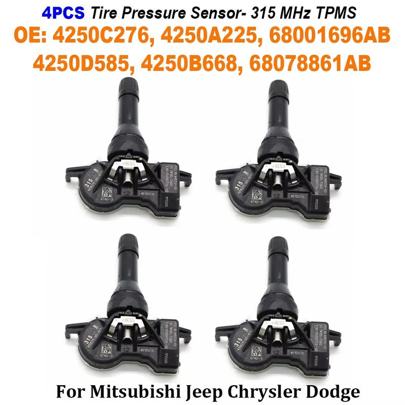 1PC NEW Tire Pressure Monitor Sensor TPMS 4250C276 68001696AB 4250D585 S80150005 315MHz FOR 2018-2024 MITSUBISHI ECLIPSE CROSS
1PC NEW Tire Pressure Monitor Sensor TPMS 4250C276 68001696AB 4250D585 S80150005 315MHz FOR 2018-2024 MITSUBISHI ECLIPSE CROSS