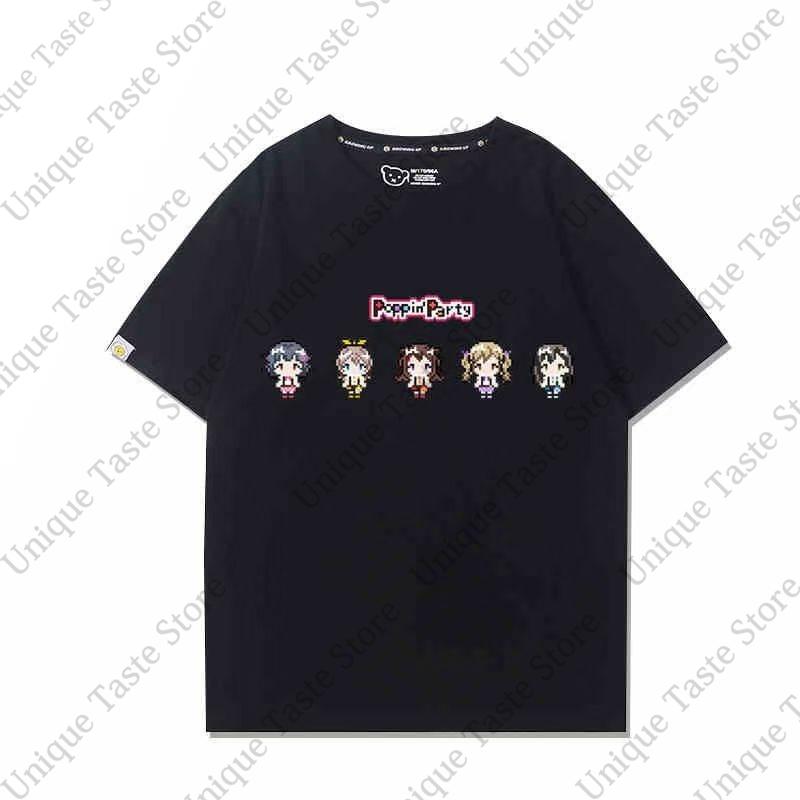BanG Dream T Shirt PoppinParty Toyama Kasumi Arisa Ichigaya Pixel Cartoon Print Tshirt Unisex Women Cotton Short Sleeve Tee Tops 3XL
BanG Dream T Shirt PoppinParty Toyama Kasumi Arisa Ichigaya Pixel Cartoon Print Tshirt Unisex Women Cotton Short Sleeve Tee Tops 3XL