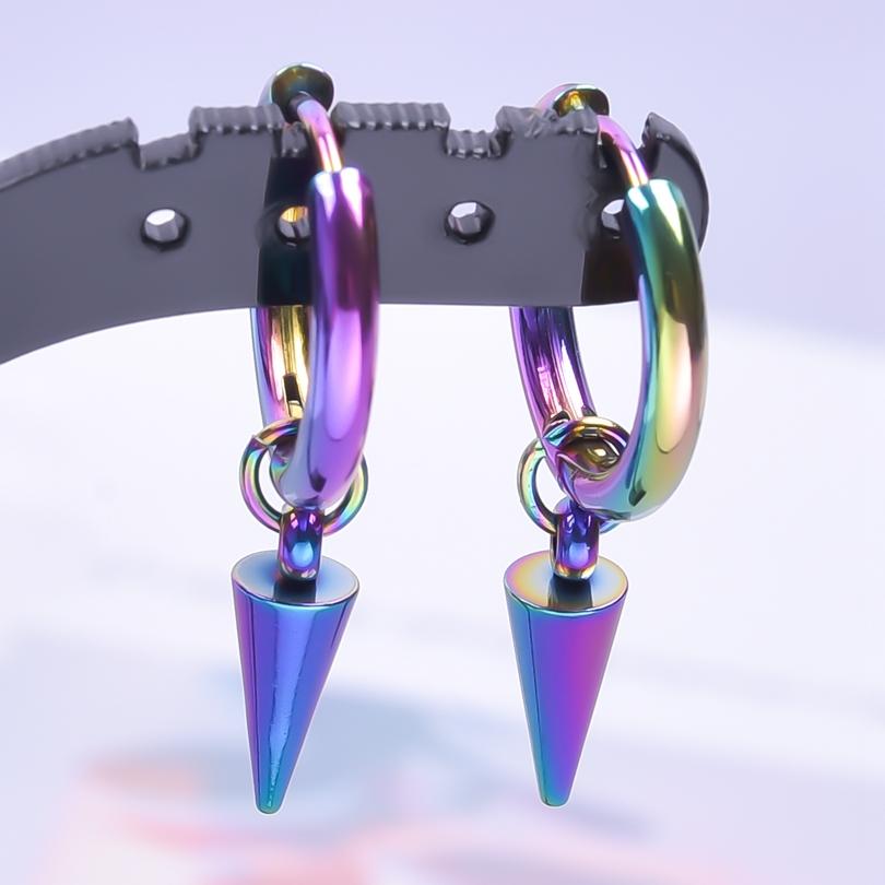 Rainbow Stainless Steel Earrings For Women/Men Vintage Jewelry Hoop Ear Piercing Heart Moon Charm Earring Pendientes Aretes Gift
Rainbow Stainless Steel Earrings For Women/Men Vintage Jewelry Hoop Ear Piercing Heart Moon Charm Earring Pendientes Aretes Gift