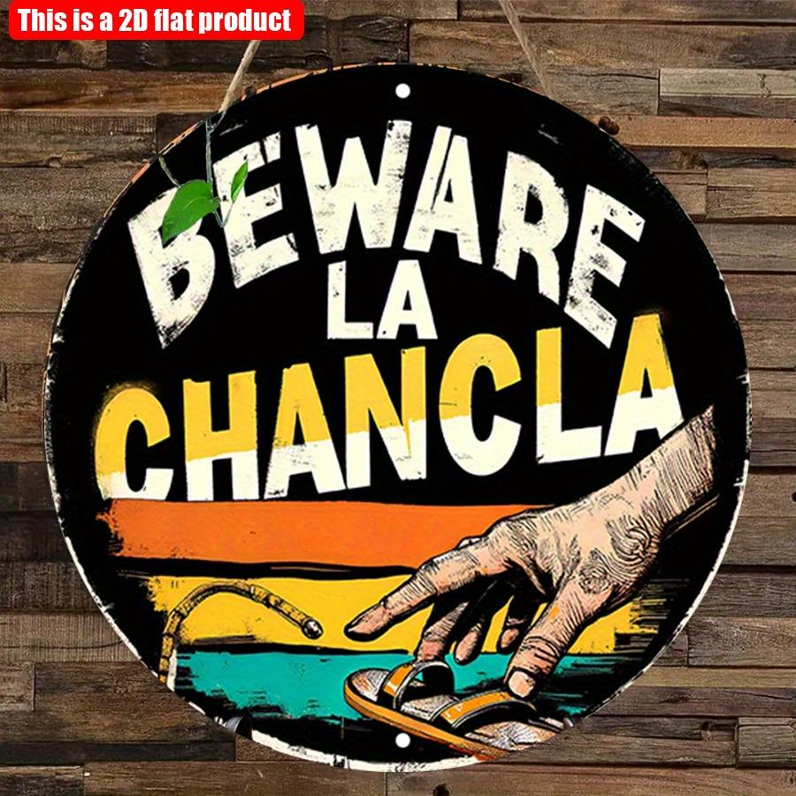 2D flat 20*20cm 1pc Beware La Chancla Retro Style Wall Art ornament with Sandal Design, Black background and colorful stripes Wooden Decor Suitable 20*20cm
2D flat 20*20cm 1pc Beware La Chancla Retro Style Wall Art ornament with Sandal Design, Black background and colorful stripes Wooden Decor Suitable 20*20cm