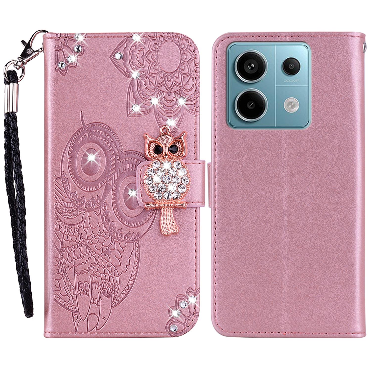 For Xiaomi Redmi Note 13 5G Leather Phone Case Flip Wallet Cover Shiny Rhinestone Rose Gold
For Xiaomi Redmi Note 13 5G Leather Phone Case Flip Wallet Cover Shiny Rhinestone Rose Gold