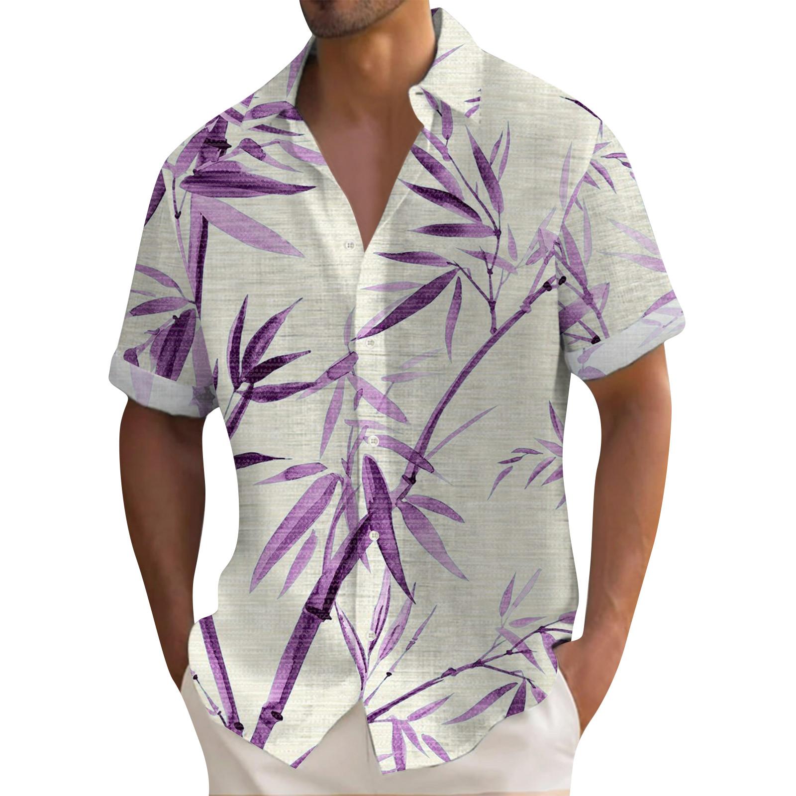 Чоловічі вінтажні сорочки для боулінгу з коротким рукавом, літня пляжна сорочка XXXL фіолетовий
Чоловічі вінтажні сорочки для боулінгу з коротким рукавом, літня пляжна сорочка XXXL фіолетовий
