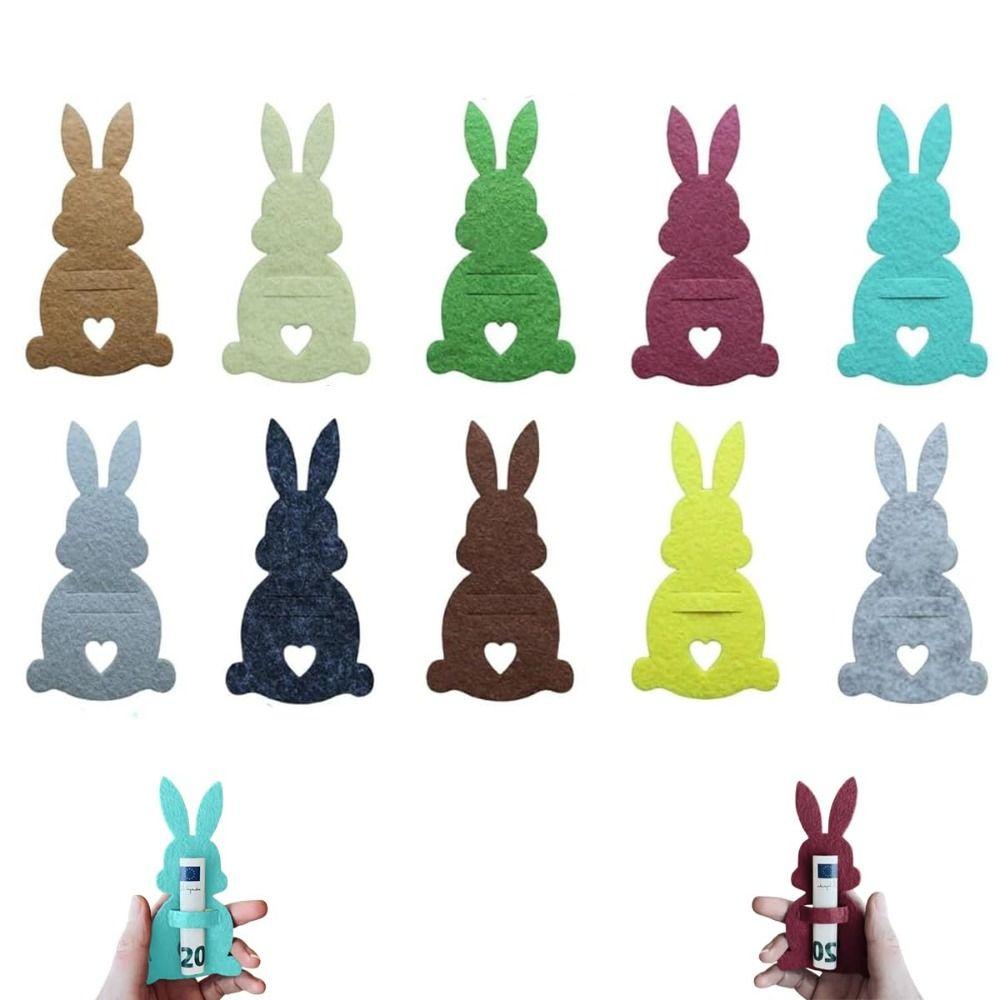 6Pcs Unique Rabbit Easter Cash Holder DIY Wallet Cake Rack Easter Money Holder Cards Party Supplies світло-сірого кольору
6Pcs Unique Rabbit Easter Cash Holder DIY Wallet Cake Rack Easter Money Holder Cards Party Supplies світло-сірого кольору