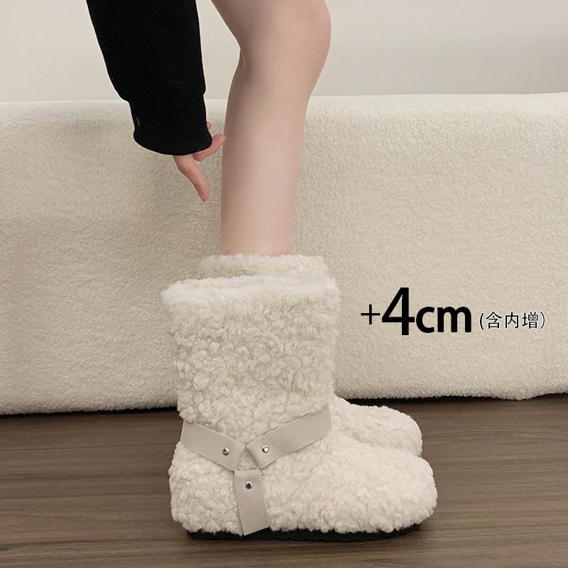 Women s Fur One Thick Sole Winter Lightweight Warm Snow Boots Non-slip Wear-resistant Casual Sports Plush Cotton Boots 40 білий
Women s Fur One Thick Sole Winter Lightweight Warm Snow Boots Non-slip Wear-resistant Casual Sports Plush Cotton Boots 40 білий