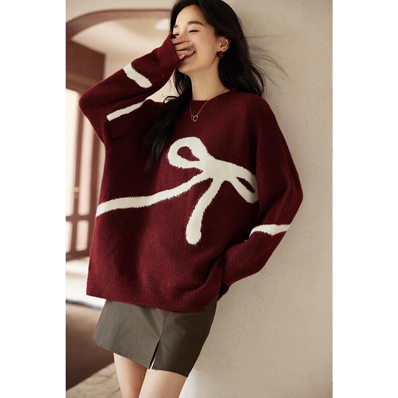 VICTORIA&VERA Women s Relaxed Bow-Detail Knit Sweater L
VICTORIA&VERA Women s Relaxed Bow-Detail Knit Sweater L