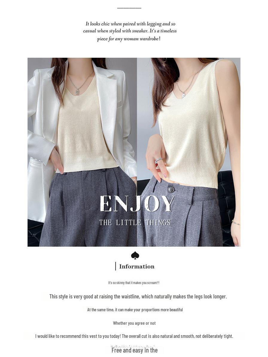 Women s Ice Silk V-Neck Camisole - Sleeveless Summer Knit Top, Trendy White Solid Color Double Extra Large бежевий
Women s Ice Silk V-Neck Camisole - Sleeveless Summer Knit Top, Trendy White Solid Color Double Extra Large бежевий