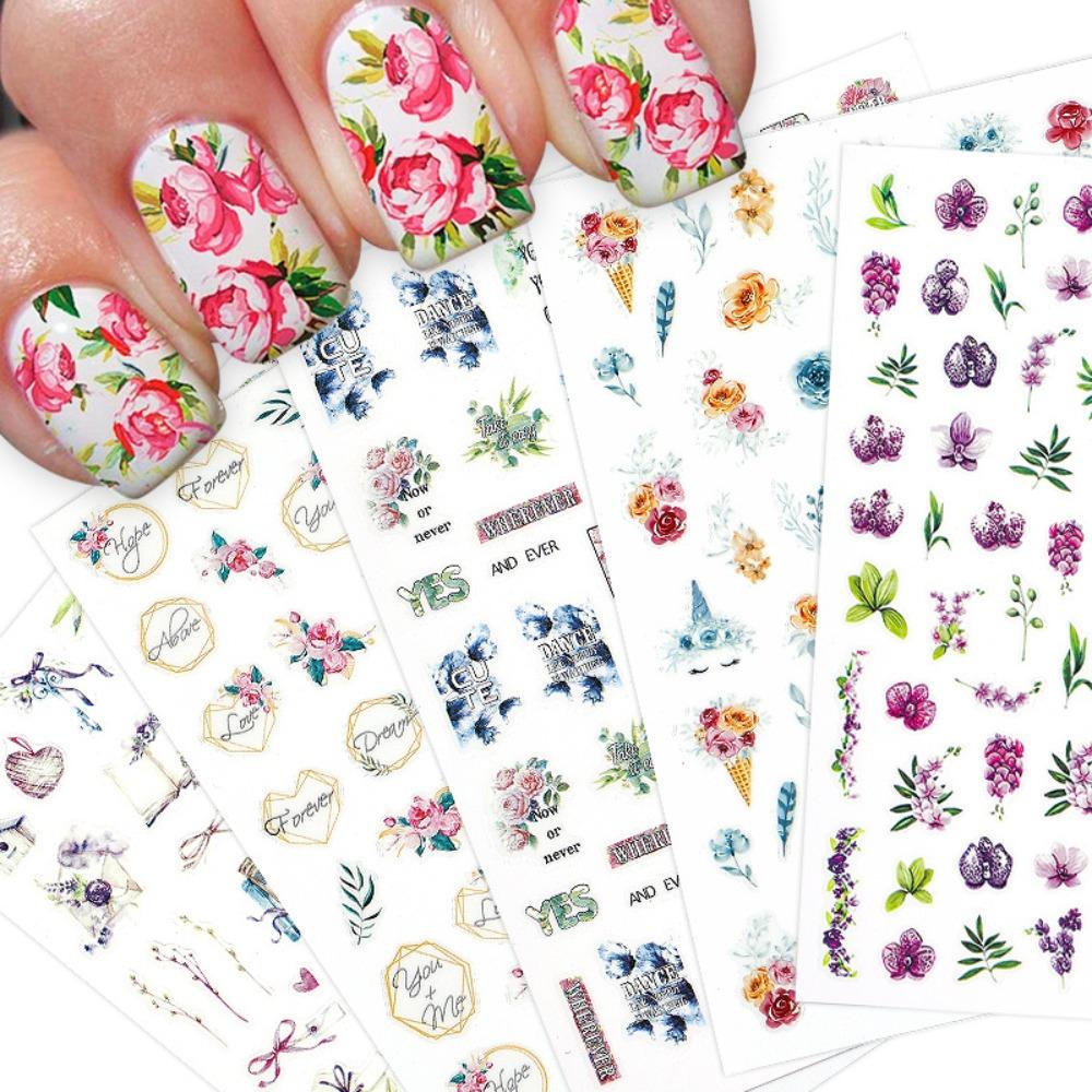 Self Adhesive Manicure Accessories Flowers Nail Decals Nail Decorations Butterfly Nail Stickers
Self Adhesive Manicure Accessories Flowers Nail Decals Nail Decorations Butterfly Nail Stickers