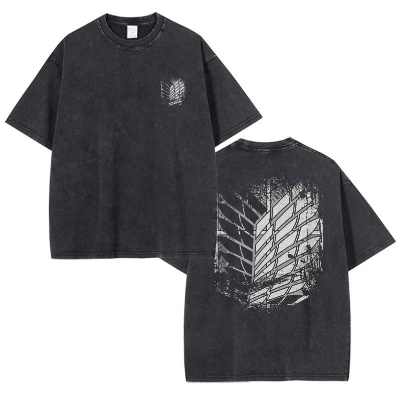 Eren Jaeger D Tshirt retro washed anime TTitan AAttack Tshirt Unisexga Shingeki no Kyojin Levi Mikasa short sleeved top XL
Eren Jaeger D Tshirt retro washed anime TTitan AAttack Tshirt Unisexga Shingeki no Kyojin Levi Mikasa short sleeved top XL