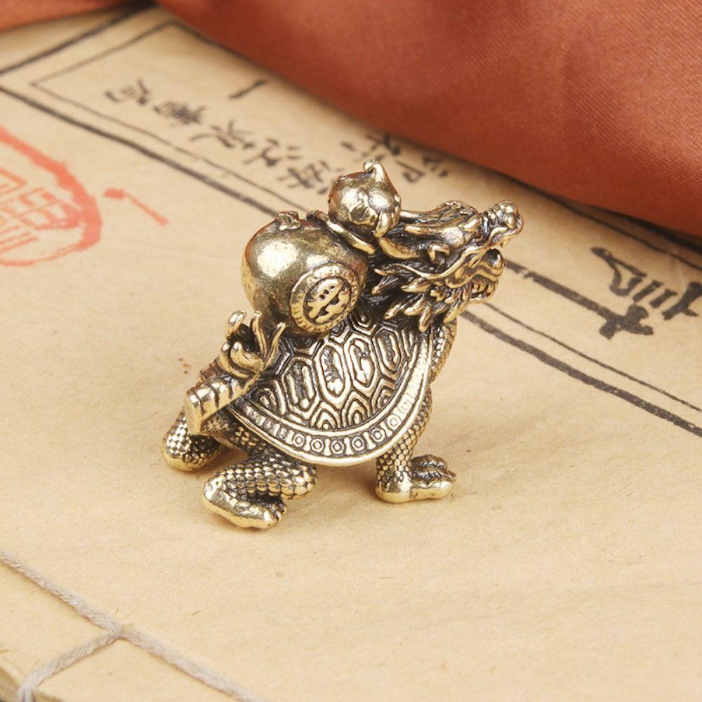 Antique Dragon Turtle Statue Handicraft Dragon Turtle Miniatures Copper Animal Ornament Office мідний
Antique Dragon Turtle Statue Handicraft Dragon Turtle Miniatures Copper Animal Ornament Office мідний