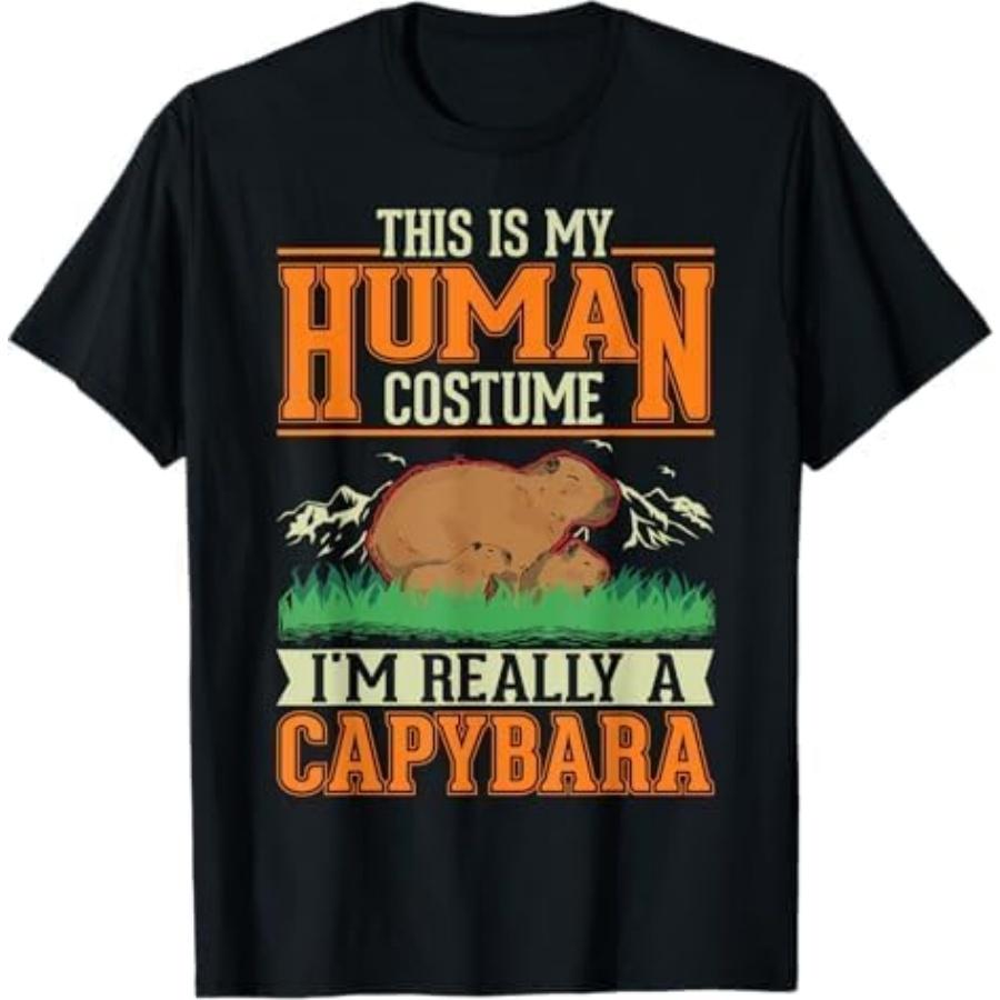 Capybara Human Costume Halloween Capybara T-Shirt BAOANH Mens Womens Tank Top Sweatshirt Hoodie Longsleeve Black XXXXXL різнокольоровий
Capybara Human Costume Halloween Capybara T-Shirt BAOANH Mens Womens Tank Top Sweatshirt Hoodie Longsleeve Black XXXXXL різнокольоровий