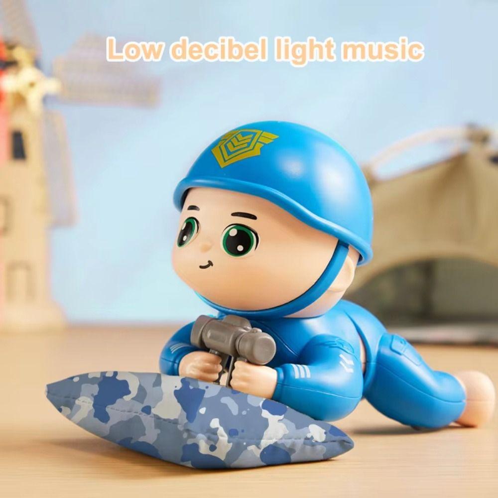 Early Education Learning Crawling Doll Cartoon Animal Soldier Crawling Toy Newborn Children синій
Early Education Learning Crawling Doll Cartoon Animal Soldier Crawling Toy Newborn Children синій