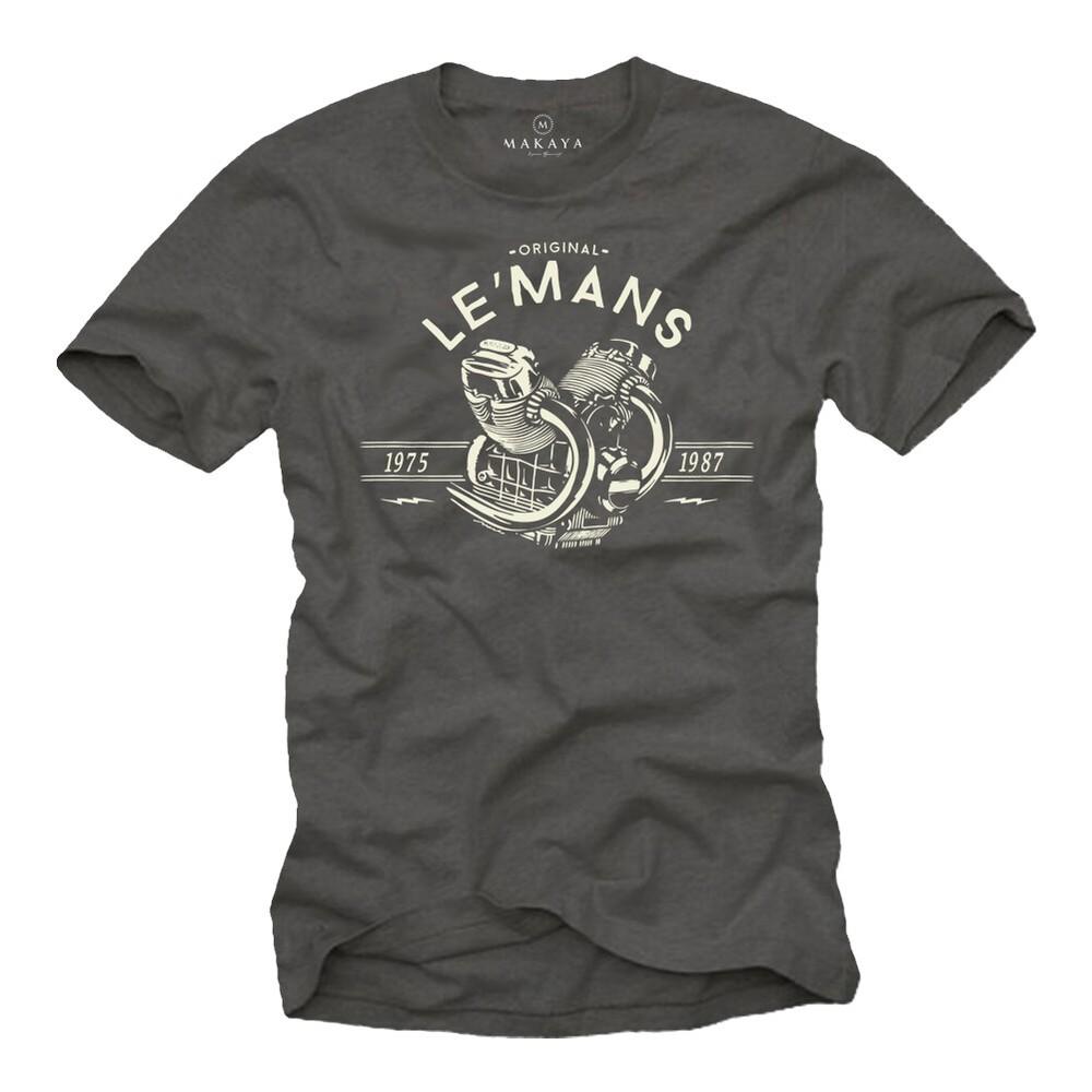 Vintage Biker Mens T-Shirt with Le Mans Engine - Mens Custom Motorcycle Shirt 3XL
Vintage Biker Mens T-Shirt with Le Mans Engine - Mens Custom Motorcycle Shirt 3XL