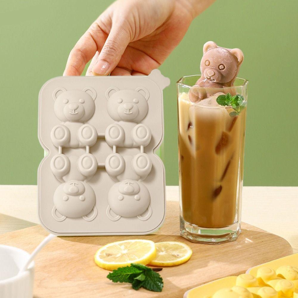 4Grids Ice Cube Mould Food Grade Ice Cube Box Cocktail Bear Ice Cube Mold Summer білий
4Grids Ice Cube Mould Food Grade Ice Cube Box Cocktail Bear Ice Cube Mold Summer білий
